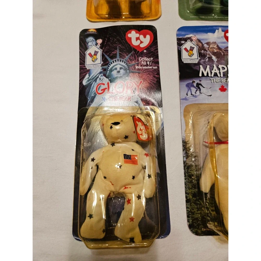 Ty‎ Beanie Babies International Collection Bears Britannia Erin Glory Maple NRFB